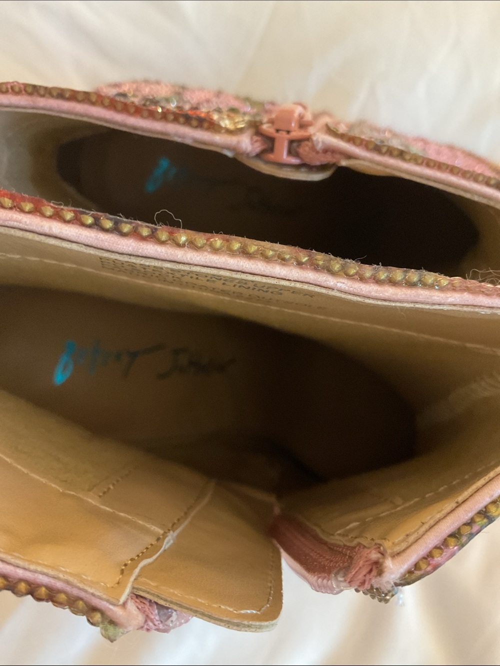 BetseyJohnson Beaded Bootie. 2.5” heel NWOT Sz 9.5 PERFECTION ON THE FOOT! - Picture 8 of 12